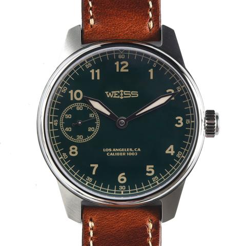Weiss 42mm American Issue Field Watch | Green Dial with CAL 1003