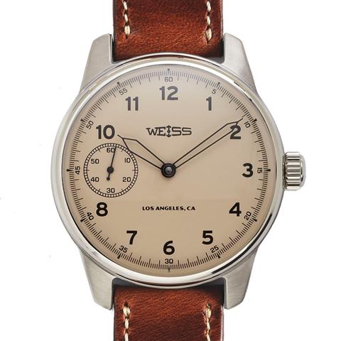 Weiss 42mm American Issue Field Watch | Latte Dial with CAL 1003