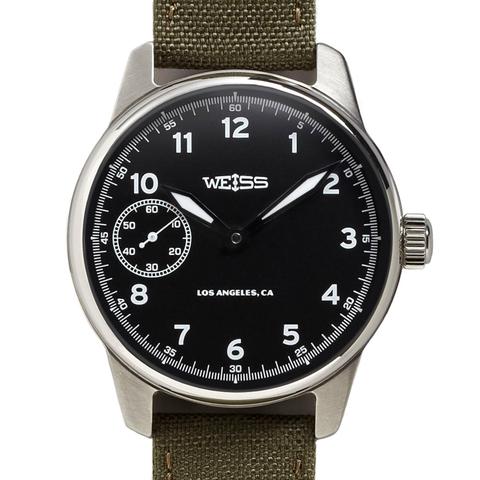 Weiss 42mm American Issue Field Watch | Black Dial with CAL 1003