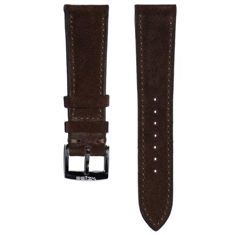 Dark Brown Suede Strap