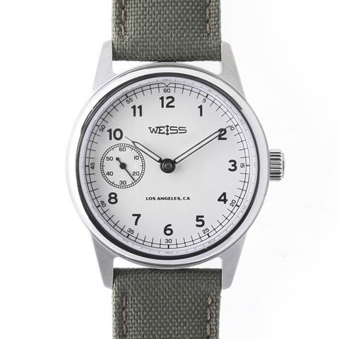 Weiss 38mm Automatic Issue Field Watch | White Dial